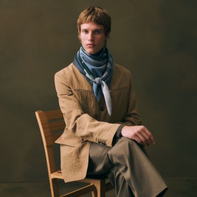 カレ 100 - メンズ シルクマフラー＆カシミヤストール | Hermès